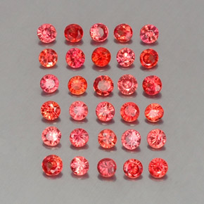 2.10 ct Orange Sapphire Stone, Natural Sapphire in Diamond-Cut Shape for Sale