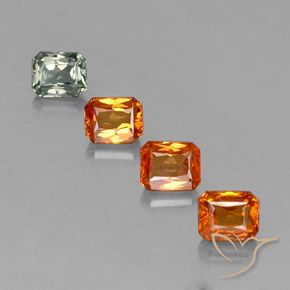 Multicolor Zafiro Gema - 0.7ct Corte Octágon / Forma de Tijera (ID: 337216)