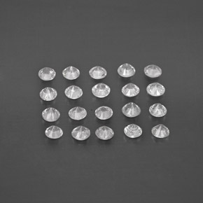 Sapphire Gemstone in 2.3 mm Size for Sale, Sapphire Stone in White Color
