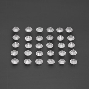 Sapphire Gemstone in 2.3 mm Size for Sale, Sapphire Stone in White Color