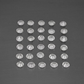 Sapphire Gemstone in 2.3 mm Size for Sale, Sapphire Stone in White Color