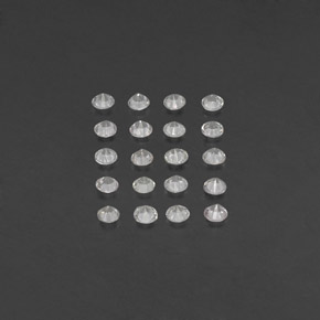 Sapphire Gemstone in 2.3 mm Size for Sale, Sapphire Stone in White Color