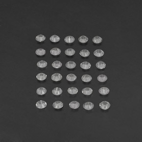 Sapphire Gemstone in 2.3 mm Size for Sale, Sapphire Stone in White Color