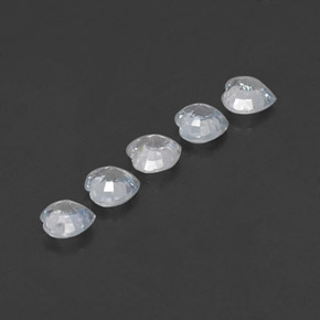 Sapphire Gemstone in 4.1 x 4.1 mm Size for Sale, Sapphire Stone in White Color