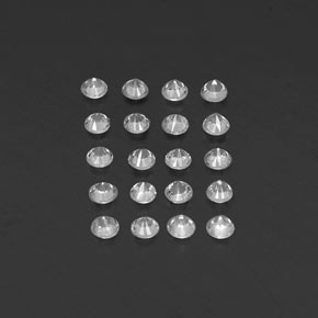 Sapphire Gemstone in 2.8 mm Size for Sale, Sapphire Stone in White Color