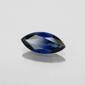 0.72 ct Blue Sapphire Stone, Natural Sapphire in Marquise Facet Shape for Sale