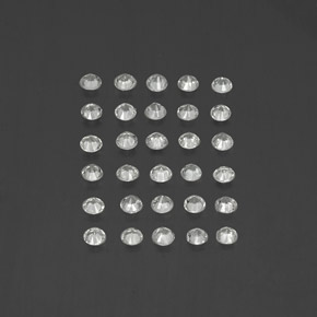 Sapphire Gemstone in 2.2 mm Size for Sale, Sapphire Stone in White Color