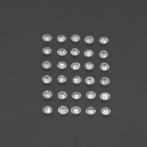 Sapphire Gemstone in 2.2 mm Size for Sale, Sapphire Stone in White Color