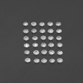 Sapphire Gemstone in 2.2 mm Size for Sale, Sapphire Stone in White Color