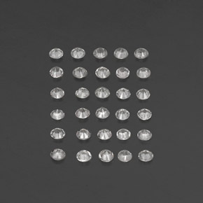 Sapphire Gemstone in 2.2 mm Size for Sale, Sapphire Stone in White Color