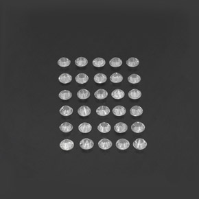 Sapphire Gemstone in 2.4 mm Size for Sale, Sapphire Stone in White Color