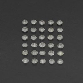 Sapphire Gemstone in 2.2 mm Size for Sale, Sapphire Stone in White Color