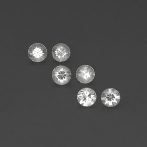 1.32 ct White Sapphire Gemstone, Sapphire Gem in Diamond-Cut Shape for Sale.
