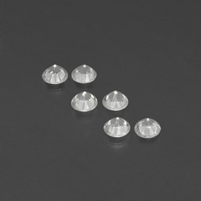 Sapphire Gemstone in 3.5 mm (calibrated) Size for Sale, Sapphire Stone in White Color