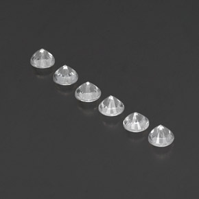 Sapphire Gemstone in 3.5 mm (calibrated) Size for Sale, Sapphire Stone in White Color