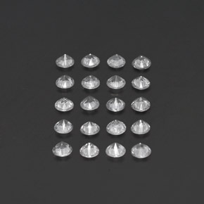Sapphire Gemstone in 3.2 mm Size for Sale, Sapphire Stone in White Color