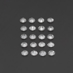 Sapphire Gemstone in 3.1 mm Size for Sale, Sapphire Stone in White Color