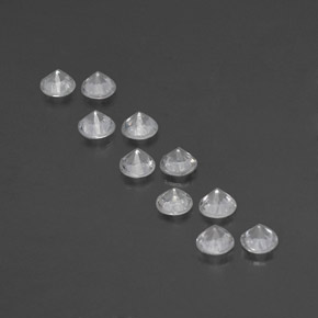 Sapphire Gemstone in 3.2 mm Size for Sale, Sapphire Stone in White Color