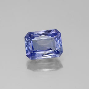 1.38 ct Violet Sapphire Gemstone, Sapphire Gem in Octagon / Scissor Cut Shape for Sale.
