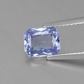 1.77 ct Blue Sapphire Gemstone, Sapphire Gem in Octagon / Scissor Cut Shape for Sale.