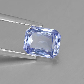 1.77 ct Blue Sapphire Stone, Natural Sapphire in Octagon / Scissor Cut Shape for Sale