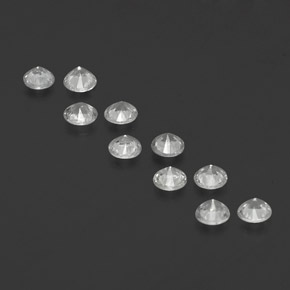Sapphire Gemstone in 3.2 mm Size for Sale, Sapphire Stone in White Color