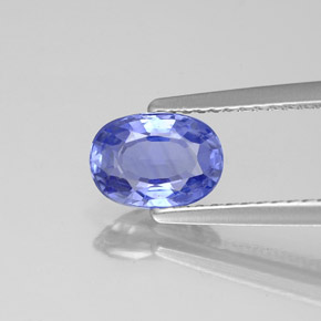 1.17 ct Blue Sapphire Gemstone, Sapphire Gem in Oval Facet Shape for Sale.
