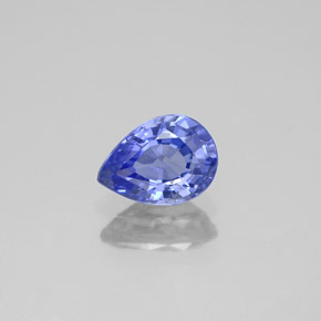 0.94 ct Blue Sapphire Gemstone, Sapphire Gem in Pear Facet Shape for Sale.