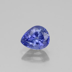 1.16 ct Blue Sapphire Gemstone, Sapphire Gem in Pear Facet Shape for Sale.