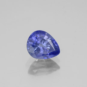 1.16 ct Blue Sapphire Stone, Natural Sapphire in Pear Facet Shape for Sale