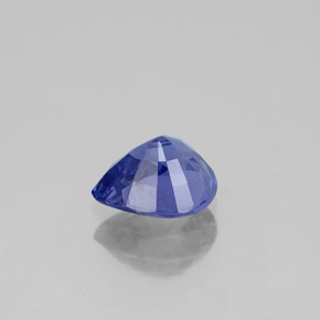 Sapphire Gemstone in 7.1 x 5.8 mm Size for Sale, Sapphire Stone in Blue Color