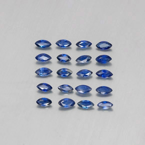 1.72 ct Blue Sapphire Gemstone, Sapphire Gem in Marquise Facet Shape for Sale.