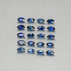 0.1ct Marquise Facet Deep Blue Sapphire Gem for sale 0.1ct Marquise Facet Deep Blue Sapphire Gem (ID: 341012)