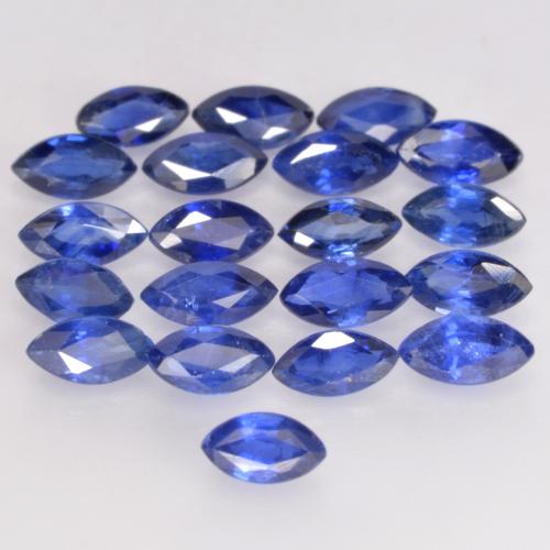 True Blue 蓝宝石 Gem - 0.1ct 马眼切面 (ID: 341116)