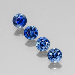 1.47 ct Blue Sapphire Gemstone, Sapphire Gem in Diamond-Cut Shape for Sale.