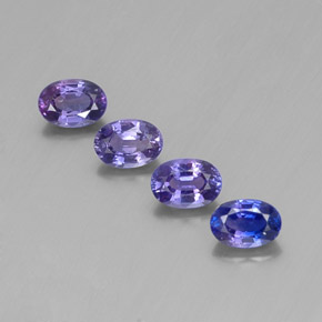 2.86 ct Blue Sapphire Gemstone, Sapphire Gem in Oval Facet Shape for Sale.