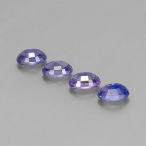 Sapphire Gemstone in 6 x 4.2 mm Size for Sale, Sapphire Stone in Violet Blue Color