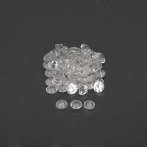 Sapphire Gemstone in 1.5 mm Size for Sale, Sapphire Stone in White Color