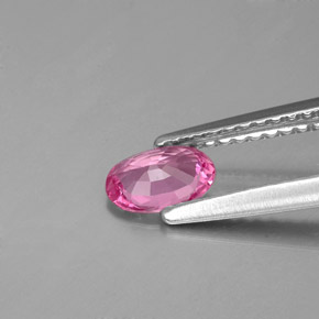 Sapphire Gemstone in 6 x 4 mm (calibrated) Size for Sale, Sapphire Stone in Pink Color