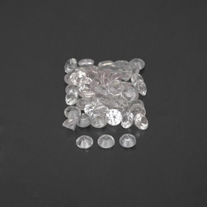 Sapphire Gemstone in 1.7 mm Size for Sale, Sapphire Stone in White Color