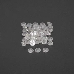Sapphire Gemstone in 1.6 mm Size for Sale, Sapphire Stone in White Color
