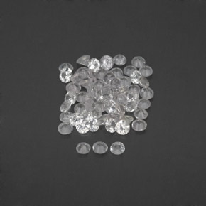 Sapphire Gemstone in 1.6 mm Size for Sale, Sapphire Stone in White Color