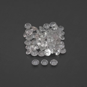 Sapphire Gemstone in 1.6 mm Size for Sale, Sapphire Stone in White Color