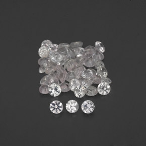 1.16 ct White Sapphire Gemstone, Sapphire Gem in Diamond-Cut Shape for Sale.