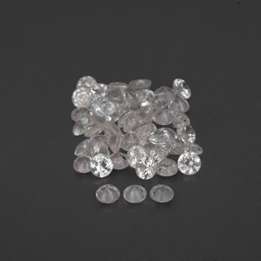 Sapphire Gemstone in 1.5 mm Size for Sale, Sapphire Stone in White Color