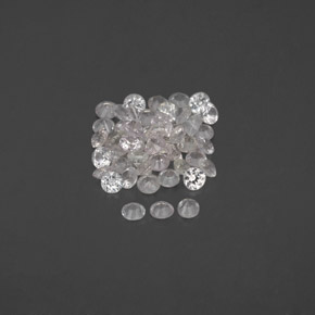 Sapphire Gemstone in 1.6 mm Size for Sale, Sapphire Stone in White Color