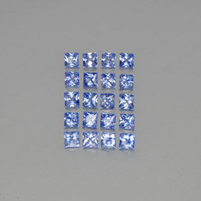 Electric Purple Blue Saphir Edelstein - 0.2ct Prinzess-Schliff (ID: 344700)