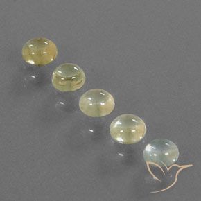 Multicolor Sapphire Gem - 0.4ct Round Cabochon (ID: 344714)
