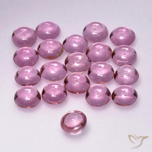 Sapphire Gemstones in 3.2 mm Size for Sale, Sapphire Stones in Very Light Royal Purple Pink Color