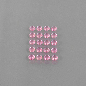 2.59 ct Pink Sapphire Gemstone, Sapphire Gem in Round Cabochon Shape for Sale.